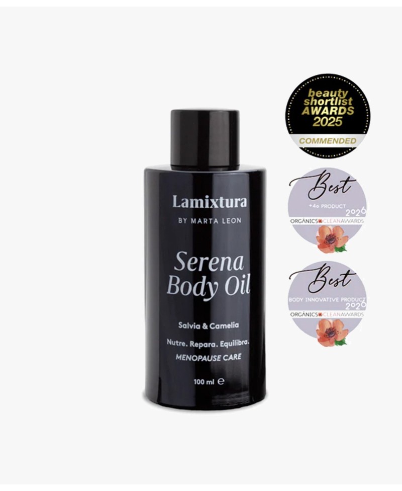 LAMIXTURA SERENA BODY OLI AROMA TERAPIA NUTRE, REPARA, EQUILIBRA PRE MENOPAUSIA 100ML