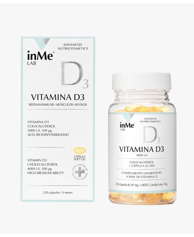 INME VITAMINA D3 4000 UI  120 CAPSULAS