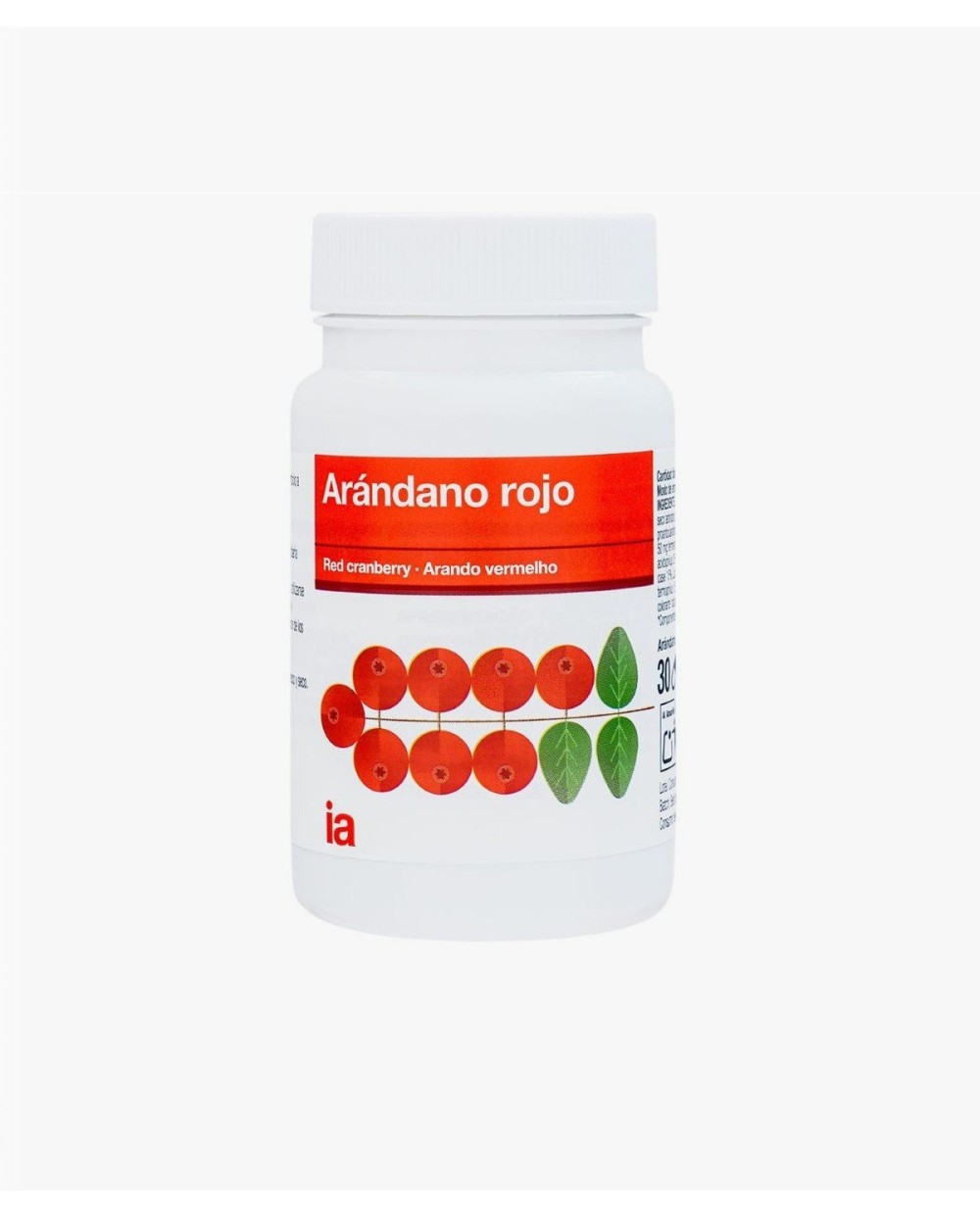 INTERAPOTHEK ARANDANO ROJO 30 CAPSULAS